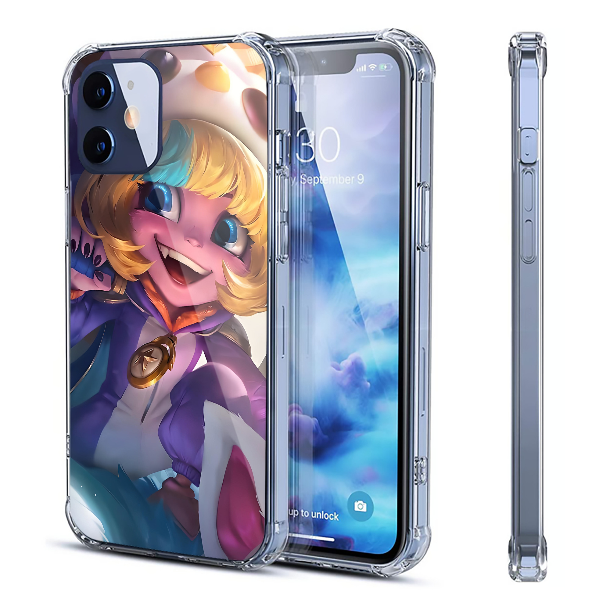 （画像用） リーグ・オブ・レジェンド League of Legends LOL 【iPhone 12シリーズ対応】透明スマホケース（クリアソフトケース）